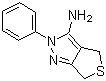 2-Phenyl-2,6-dihydro-4h-thieno[3,4-c]pyrazol-3-ylamine Structure,95469-88-8Structure