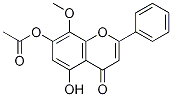 5-Hydroxy-7-acetoxy-8-methoxyflavone Structure,95480-80-1Structure