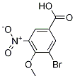 3-Bromo-4-methoxy-5-nitro benzoicacid Structure,954815-08-8Structure