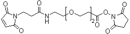 Maleimidopropionyl-dPEG2-NHS Structure,955094-26-5Structure