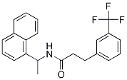 N-(1-(naphthalen-1-yl)ethyl)-3-(3-(trifluoromethyl)phenyl)propanamide Structure,955371-05-8Structure