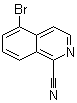 5-Bromo-isoquinoline-1-carbonitrile Structure,956003-76-2Structure