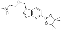 2-Methyl-6-(4,4,5,5-tetramethyl-1,3,2-dioxaborolan-2-yl)-3-((2-(trimethylsilyl)ethoxy)methyl)-3h-imidazo[4,5-b]pyridine Structure,956034-65-4Structure