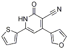 4-(Furan-3-yl)-2-oxo-6-(thiophen-2-yl)-1,2-dihydropyridine-3-carbonitrile Structure,956117-78-5Structure