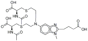 Bendamustine bis-mercapturic acid Structure,956344-34-6Structure