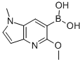 B-(5-methoxy-1-methyl-1h-pyrrolo[3,2-b]pyridin-6-yl)-boronic acid Structure,956407-29-7Structure