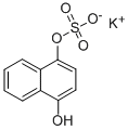 Potassium 4-hydroxy-1-naphthyl sulfate Structure,95648-10-5Structure