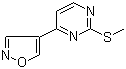 4-(Isoxazol-4-yl)-2-(methylthio)pyrimidine Structure,956721-96-3Structure