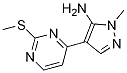 1-Methyl-4-[2-(methylthio)-4-pyrimidinyl]-1h-pyrazol-5-amine Structure,956721-98-5Structure