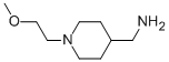 1-[1-(2-Methoxyethyl)piperidin-4-yl]methanamine Structure,956722-57-9Structure