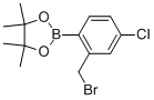 2-Bromomethyl-4-chlorophenylboronic acid, pinacol ester Structure,957034-64-9Structure