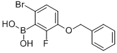 3-(Benzyloxy)-6-bromo-2-fluorophenylboronic acid Structure,957035-10-8Structure