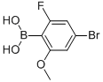 4-Bromo-2-fluoro-6-methoxyphenylboronic acid Structure,957035-32-4Structure