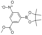 3-Methoxycarbonyl-5-nitrophenylboronic acid pinacol ester Structure,957061-12-0Structure