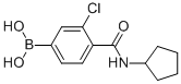 3-Chloro-4-(cyclopentylcarbamoyl)phenylboronic acid Structure,957061-19-7Structure