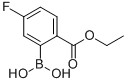 2-Ethoxycarbonyl-5-fluorophenylboronic acid Structure,957062-87-2Structure