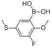 3-Fluoro-2-methoxy-5-methylthiophenylboronic acid Structure,957065-83-7Structure