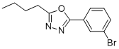 2-(3-Bromophenyl)-5-butyl-1,3,4-oxadiazole Structure,957065-94-0Structure