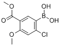 2-Chloro-4-methoxy-5-(methoxycarbonyl)phenylboronic acid Structure,957066-07-8Structure