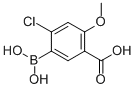 5-Carboxy-2-chloro-4-methoxyphenylboronic acid Structure,957066-09-0Structure