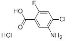 5-Amino-4-chloro-2-fluorobenzoic acid, HCl Structure,957120-34-2Structure