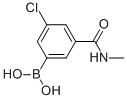 (3-Chloro-5-(methylcarbamoyl)phenyl)boronicacid Structure,957120-51-3Structure