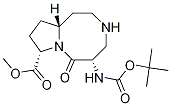 (5S,8s,10ar)-methyl5-((tert-butoxycarbonyl)amino)-6-oxodecahydropyrrolo[1,2-a][1,5]diazocine-8-carboxylate Structure,957135-12-5Structure