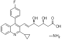 Pitavastatin methanamine salt Structure,957137-30-3Structure