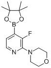 3-Fluoro-2-(4-morpholino)pyridine-4-boronic acid pinacol ester Structure,957198-29-7Structure