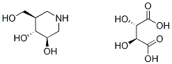 (2S,3s)-2,3-dihydroxysuccinic acid-(3r,4r,5r)-5-(hydroxymethyl)-3,4-piperidinediol (1:1) Structure,957230-65-8Structure