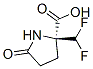 Proline, 2-(difluoromethyl)-5-oxo-(9ci) Structure,95755-28-5Structure