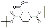 (S)-1,4-di-boc-piperazine-2-carboxylic acid methyl ester Structure,958635-19-3Structure