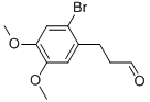 2-Bromo-4,5-dimethoxy-benzenepropanal Structure,958883-36-8Structure