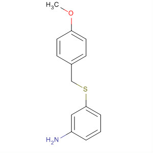 3-(4-Methoxybenzylthio)benzenamine Structure,95903-84-7Structure