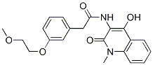 Benzeneacetamide, n-(1,2-dihydro-4-hydroxy-1-methyl-2-oxo-3-quinolinyl)-3-(2-methoxyethoxy)- Structure,959398-80-2Structure