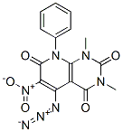 Pyrido[2,3-d]pyrimidine-2,4,7(1h,3h,8h)-trione, 5-azido-1,3-dimethyl-6-nitro-8-phenyl- Structure,959575-96-3Structure