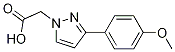 2-(3-(4-Methoxyphenyl)-1h-pyrazol-1-yl)aceticacid Structure,959584-25-9Structure