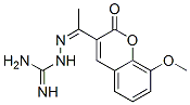 Hydrazinecarboximidamide, 2-[1-(8-methoxy-2-oxo-2h-1-benzopyran-3-yl)ethylidene]- Structure,959985-51-4Structure