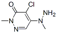 4-Chloro-2-methyl-5-(1-methylhydrazino)-2,3-dihydropyridazin-3-one Structure,96017-23-1Structure