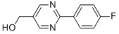 [2-(4-Fluoro-phenyl)-pyrimidin-5-yl]-methanol Structure,960198-65-6Structure