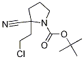 Tert-butyl 2-(2-chloroethyl)-2-cyanopyrrolidine-1-carboxylate Structure,960294-12-6Structure