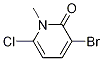 3-Bromo-6-chloro-1-methylpyridin-2(1h)-one Structure,960299-32-5Structure