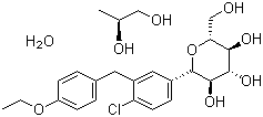 Dapagliflozin propanediol monohydrate Structure,960404-48-2Structure