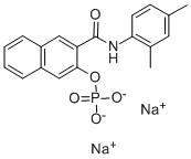 Disodium 3-[(2,4-dimethylphenyl)carbamoyl]-2-naphthyl phosphate Structure,96189-12-7Structure