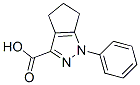 1-Phenyl-1,4,5,6-tetrahydrocyclopenta[c]pyrazole-3-carboxylic acid Structure,96197-36-3Structure