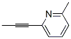 Pyridine, 2-methyl-6-(1-propynyl)-(9ci) Structure,96206-90-5Structure