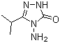 4-Amino-2,4-dihydro-5-(1-methylethyl)-3H-1,2,4-triazol-3-one Structure,96240-10-7Structure