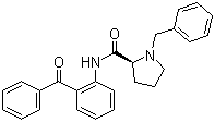 (S)-n-(2-benzoylphenyl)-1-benzyl-prolinamide Structure,96293-17-3Structure