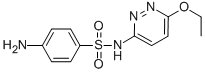 Sulfaethoxypyridazine standard Structure,963-14-4Structure