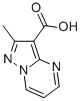 2-Methyl-pyrazolo[1,5-a]pyrimidine-3-carboxylic acid Structure,96319-38-9Structure